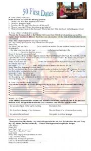 English Worksheet: Fifty First Dates