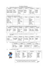 English Worksheet: THE PLURALS