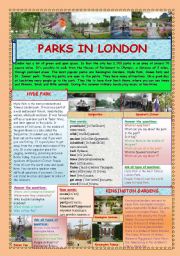 London Parks (2 pages)