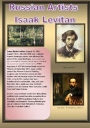 English Worksheet: Russian Artists - Levitan