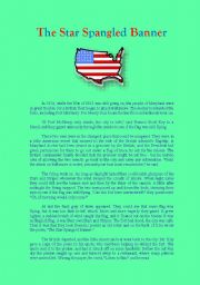 Star Spangles banner- history + lyrics -2 pags