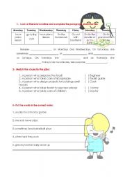 English Worksheet: Simple Present 