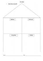 English worksheet: Rooms