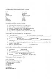 English worksheet: present simple and verbs