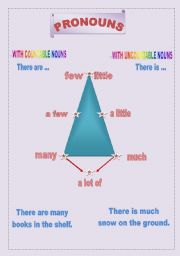 pronouns with countable and uncountable nouns