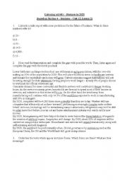 English Worksheet: Future