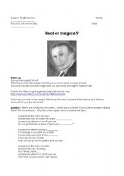 English Worksheet: Simple Past + Biography writing