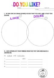 English Worksheet: DO YOU LIKE ?