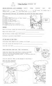 English Worksheet: shrek 2 video activities