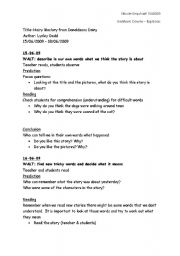 English Worksheet: Hairy Mclary from Donaldson Dairy
