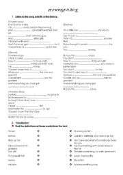 English Worksheet: If I were a boy_Beyonc_worksheet
