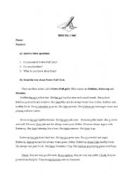 English worksheet: writing