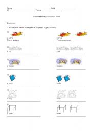 English worksheet: Demonstrative pronouns