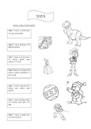 English Worksheet: toys 