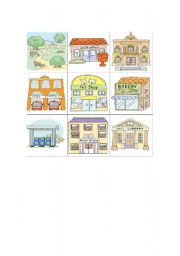 English Worksheet: picture cards for memory game