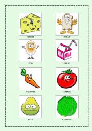 English worksheet: FOOD