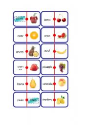 fruit domino