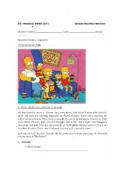 English Worksheet: family