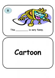 English worksheet: Famous person flash cards set 1-8