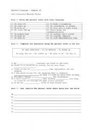 English Worksheet: Lets practice phrasal verbs 3