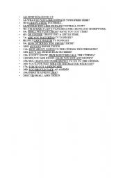 English Worksheet: suggestions