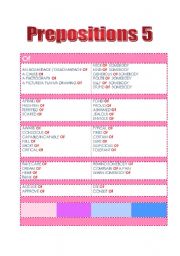 English Worksheet: Prepositions 5 -of