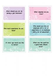 English Worksheet: Work Discussion 2/8