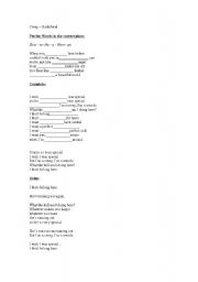 English Worksheet: Creep - Radiohead