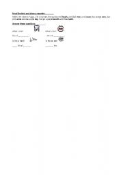 English Worksheet: Body activities