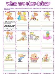 English Worksheet: Present Simple & Present Continuous