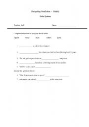 English Worksheet: Navigating Nonfiction Unit 12 Quiz