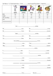 English worksheet: Infinitive verb