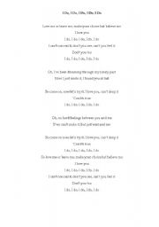 English Worksheet: ABBA  - I do, I do, I do