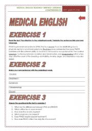 English Worksheet: Medical English. NOT SUITABLE FOR CHILDREN