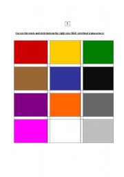 English Worksheet: Additional material of Lessonplan on colours