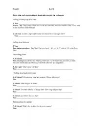 English Worksheet: Giving and asking for directions
