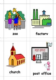 English Worksheet: Places 2