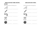 English Worksheet: SINGULAR AND PLURAL NOUNS
