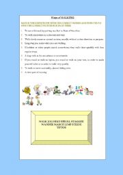 English worksheet: Collection 