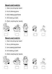 English Worksheet: Health Habits