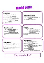 Modal verbs 