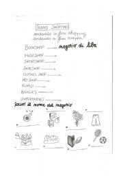 English worksheet: Going Shopping