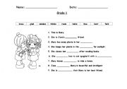 English worksheet: Vocabulary sheet (best friends)