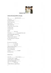 English worksheet: SONG: This is me by The Jonas Brothers 
