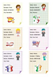 Countries &Nationalities - ID cards and registration cards (2/7)