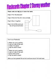 English Worksheet: Flashcard Chapter 2 Stepping Stones