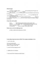 English worksheet: Environment vocabulary
