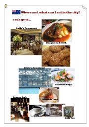 English Worksheet: Where and what can I eat in Sydney?(3)