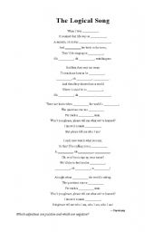 English Worksheet: Supertramp - The Logical Song