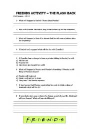 English Worksheet: First Conditional Using an Episode of Friends